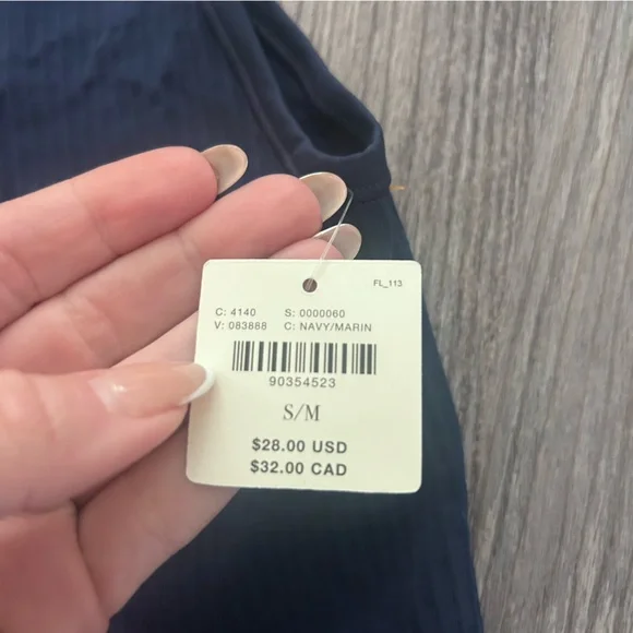 Anthropologie Navy Tank NWT size S - Picture 5 of 8